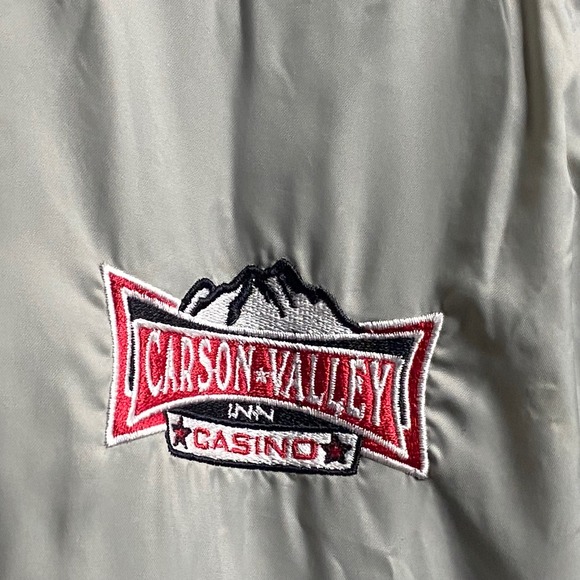 K-Way Windbreaker Jacket Carson Valley Inn Casino Logo Full Zip M - Picture 5 of 5